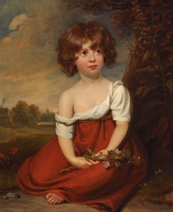 Portret van een dame, vermoedelijk Elizabeth Brudenell-Bruce door Circle of William Beechey